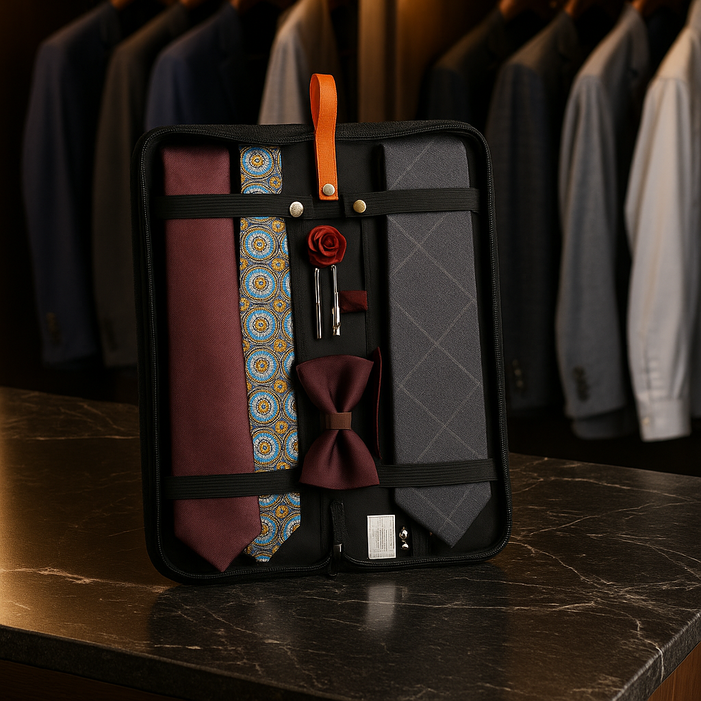MUEVE Tie Organizer Travel Case